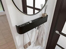 OLEEK Wall Coat Rack with Shelf - Wall Shelf with Hooks - entryway Hooks - Modern Coat Rack - Wooden Mount for Home Decor - Jacket Hanger - Coat Hanger Wall Mount by CozyNest Decor
