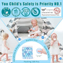 GOGOSO Ball Pits Balls for Toddlers Pack of 50 100 200 Plastics Shape Ball Non-Phthalate Non-BPA Non-Toxic 2.2-Inch Crush Proof Play Balls by TinyTreasures Baby Boutique