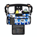 TOPDesign Universal Baby Stroller Organizer, Stroller Caddy with Detachable Mesh Bag & Heightened Insulated Cup Holders & Non-Slip Secure Hooks Accessories, Fits Most Strollers (Love) by TinyTreasures Baby Boutique