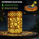 Solar Lanterns Outdoor Waterproof Hummingbird Garden Decor Birthday Gifts for Women Mom Grandma Hanging Solar Lights Metal Decoration for Yard, Patio, Backyard, Porch, Garden, 2 Pack by CozyNest Decor