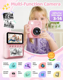 Kids Camera Instant Print for Girls Ages 3-14, 3-inch HD Screen Camera for Kids with Printing Paper, 1080P Digital Toddler Toys for 4 5 6 7 8 9 10 11 12 Years Old (Pink) by TinyTreasures Baby Boutique