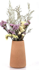 Simple Vase for Flowers Plants, Matte Vases for Modern Table Shelf Home Decor Wedding Boho Decor, 6" H Frosted Elegant Ceramic Vase for Pampas Grass Fluffy Stem Bouquet Lavender Flowers (Brown, 2) by GreenHaven Gardens