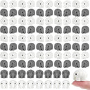 100 Pcs Mini Resin Elephants Miniature Animal Figurines Cute Elephants Fairy Garden Miniature Moss Landscape DIY Home Decor Terrarium Crafts Fairy Garden Decoration Accessories(Black,White) by GreenHaven Gardens
