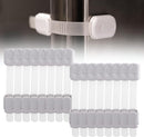 Inaya 16-Pack Child Proof Locks for Cabinet Doors, Drawers, Fridge, Toilet Seat, Dishwasher, Trash Can, Cupboard - 3M Adhesive - No Drilling - Baby Proofing Cabinet Locks by TinyTreasures Baby Boutique