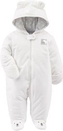 Simple Joys Kid's Pram Ivory Bear Outerwear by TinyTreasures Baby Boutique