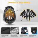 ROCKBROS Kids Bike Helmet Adjustable Detachable Full Face Bike Helmet for Children Bicycle, Skateboard, Scooter, Protective Gear by TinyTreasures Baby Boutique