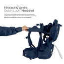Vandra™ River - Scandinavian Hiking Baby Carrier Backpack - Gravity Lock™ Hard-Shell Frame - Nest Child Carrier for Toddler & Kids - Dust Bag, Alu Tag & More Included by TinyTreasures Baby Boutique