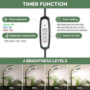 LBW Grow Lights for Indoor Plants Full Spectrum with Stand, Floor Plant Growing Lamp for Large Plants, Auto ON/Off Timer 4/8/12H, 4 Dimmable Levels, 47.2-63 inches Adjustable Height by GreenHaven Gardens