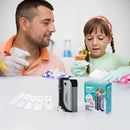 BEBANG Pocket Microscope,60X-120X Handheld Mini Microscope for Kids with LED Lighted Zoom, Portable Microscope Kits with 5 Pcs Slides for Adults Microbiological Observation Preschool Home Study Gifts by TinyTreasures Baby Boutique