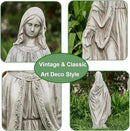 Virgin Mary Statue, Outdoor Garden Religious Decorations, Outdoor Mother Mary Statue, Garden Sculptures & Statues for Home Yard Patio Lawn Deck Hallway by GreenHaven Gardens