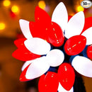 C9 Bulbs Classic Christmas Lights - 50 LED 32ft Strawberry String Light Red&White - Extendable 8 Modes Funtion with Timer Fairy Lighting for Outdoor, Indoor, Party, Home, Tree Decorations by GreenHaven Gardens