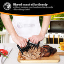 Mountain Grillers Meat Claws - Pulled Pork Claws and Meat Shredder - Grilling Claws BBQ Tools for Meat Shredding - Meat Pulling Claws for Barbecue, Smoker, and Grill Bear Claws - Pack of 2, Black by GreenHaven Gardens