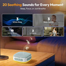 Portable Sound Machine with Night Light, White Noise Sound Machine for Sleeping, 20 Soothing Sounds, Headphone Jack,Long-Lasting Power, Timer, Mini White Noise Machine for Travel Home and Office,Green by TinyTreasures Baby Boutique