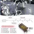 Heceltt 1140 LED 449 FT String Lights Outdoor, 8 Modes White Christmas Lights Plug in, IP44 Waterproof Led String Lights with Timer and Memory for Xmas Tree Yard Party Garden Decorations by GreenHaven Gardens