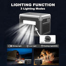 Portable Power Station 600W 665.6Wh LiFePO4 Battery Backup Solar Generator with 2x 600W AC Outlets(Surge 1800W),LED Lights,Music Player&UPS Function for Home,RV,Campinp by TinyTreasures Baby Boutique