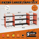 Power Tool Organizer Wall Mount, Expanded Width Garage Storage 3 Layer Heavy Duty Power Tool Storage Rack, 45.5" Battery Tools Holder with Charging Station Shelf by GreenHaven Gardens