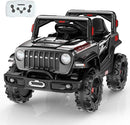 SEALIGHT 12V Kids Ride On Car Truck w/Parent Remote Control, Children Ride On Toy Toddler Electric Vehicle with Double Doors/Safety Belt/LED Lights/Music Player/Bluetooth by TinyTreasures Baby Boutique