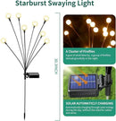 Solar Lights Outdoor Waterproof, 10 Packs 80LED, Solar Garden, Patio, Garden Decor, Patio Decor, Firefly Outdoor, Unique Gifts for Women, Gifts for Grandma by CozyNest Decor