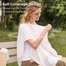 Momcozy Ultra-Light Nursing Cover for Breastfeeding, Soft Breathable Tencel™ Lyocell Fabric, Multi-Use Feeding Shawl, Newborn Essentials Must Haves(White) by TinyTreasures Baby Boutique