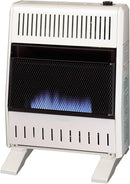 ProCom MN200TBA-B Ventless Natural Gas Blue Flame Space Heater with Thermostat Control for Home and Office Use, 20000 BTU, Heats Up to 950 Sq. Ft., Includes Wall Mount and Base Feet, White by CozyNest Decor