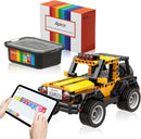 Robot R Smart Robot Building Kit with Storage Box, 4-in-1 Programmable App Remote Control Off Roader Car Toy, Authentic and Functional Design, Coding Gifts for 6 7 8 9 10 11 12 Years Old Kids by TinyTreasures Baby Boutique