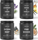 Scented Candles, 9oz×4 Scented Candles for Men, Soy Candle Gifts for Men, Personalized Blessing Minimalist Men's Candle by CozyNest Decor