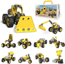 STEM Toys for 5-8 Year Old Boys, 10-in-1 Electric Toy Building Blocks for Kids Ages 4-8 Educational Construction Science Kit, Creative Activities for Boys 4-6, 8-10 Birthday & Holiday Idea Gift by TinyTreasures Baby Boutique