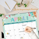 GuassLee Extra Large Wall Calendar 2025-2026, 19-Month Vertical Wall Calendar 2025, Jun. 2025 to Dec. 2026, 17" X 22" Paper Hanging Planner with Thick Paper Spiral Bound for Office Home Organizing by TinyTreasures Baby Boutique