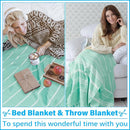 Oversized Turkish Beach Towel Blanket XXL Cotton Sandproof Towels Boho Woven Extra Large Big Sand Free Giant Throw Thick Blankets Huge Quilt XL Picnic Camping Necessities Cloud For Adult Gifts Aqua by TinyTreasures Baby Boutique