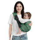 Baby Sling Carrier, Toddler Carrier Sling with Double Safety Buckle and Adjustable Shoulder Strap(7-30lbs), Baby Carriers One Size Fits All, Dark Green by TinyTreasures Baby Boutique