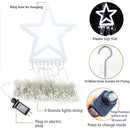 Christmas Decoration Lights, Outdoor Christmas String Lights 320 LED 11.5 Ft Waterfall Tree Lights with Big Star Topper 8 Light Modes for Christmas New Year Holiday Garden Yard Indoor Outdoor Decor by GreenHaven Gardens