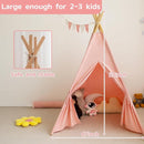 Teepee Tent for Kids-Portable Children Play Tent Indoor Outdoor (Pink) by TinyTreasures Baby Boutique