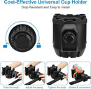 Accmor Stroller Cup Holder with Phone Holder, Universal Cup Holder, Bike Cup Holder, 360° Rotatable Large Caliber Drinks Holder for Stroller, Bike, Wheelchair, Walker by TinyTreasures Baby Boutique