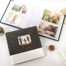 RECUTMS Photo Album 4x6 200 Photos with Writing Space, Photo Album with Memo, Leather Cover with Front Window, 200 Photos 4x6 Picture Album Book for Wedding Family Baby Travel Graduation (Black) by TinyTreasures Baby Boutique