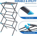 APEXCHASER Clothes Drying Rack, 3-Tier Laundry Drying Rack for Clothes, Expandable Metal Clothing Dryer, Collapsible Towel Rack, Air Drying Rack, Graphite by TinyTreasures Baby Boutique