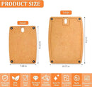 Cutting Boards for Kitchen Dishwasher Safe Eco-Friendly Composite Cutting Board Set of 2, Reversible Chopping Board with Handles & Juice Grooves, Small & Large Cutting Board for Countertop by CozyNest Decor