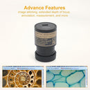 SWIFT SW380B Compound Binocular Microscope 40X-2500X, with 5MP USB Camera,Microscope Lens Adapter and 100 PCS Slide Kit by TinyTreasures Baby Boutique
