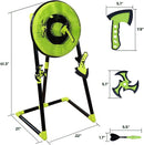 Leeray 3-in-1 bristle axe target board game - throwing target game set with throwing axes, lawn darts, and ninja throwing stars - axe throwing game for backyard outdoor games for kids and adults by TinyTreasures Baby Boutique