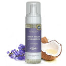 SoCal Suds & Company 2-in-1 Organic Foaming Shampoo & Body Wash - Gentle Botanical Baby Wash for Sensitive Skin Bath - Nourishing Soothing Castile Soap - Lavender, 6 oz (Pack of 1) by TinyTreasures Baby Boutique
