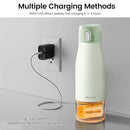 Portable Bottle Warmer for Travel, 3Min Fast Heating Bottle Warmer for Breastmilk & Water, 12 Oz Milk Warmer with Precise Temp Control and 9000mAh Long-Lasting Battery for Travel, Car, Outdoor by TinyTreasures Baby Boutique