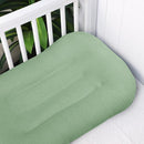 Hooyax Muslin Baby Lounger Cover, 100% Cotton Durable Newborn Lounger Cover, Soft and Breathable Infant Lounger Cover for Boys Girls, Covers Only (Green) by TinyTreasures Baby Boutique