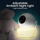 Babysense 5" HD Split-Screen Baby Monitor, Video Baby Monitor with 2 Cameras and Audio, Night Light, 1000ft Range, Two-Way Audio, 4X Zoom, Night Vision, 4000mAh Battery by TinyTreasures Baby Boutique