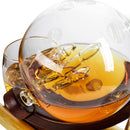 Rocket Whiskey Decanter Set, Planets Globe Decanter