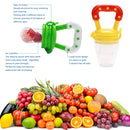 Food Feeder Baby Fruit Feeder Pacifier (3 Pcs) with 6 Different Sized Silicone Pacifiers 2 PCS Silicone Babies Food Dispensing Spoon 90ML with 2 Baby Spoons Bottle Brush Pacifier Clip by TinyTreasures Baby Boutique