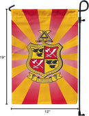 Delta Chi Licensed Flag Garden Flag Banner Yard Decor Outdoor Decoration (Delta Chi