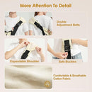 Toddler Sling Carrier, Easy to Wear Baby Carrier Sling 7-40 lbs, Adjustable Lightweight Baby Wrap Sling, Perfect Toddler Hip Carriers One Size Fits All, Beige by TinyTreasures Baby Boutique
