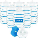 KOKL Disposable Toilet Bowl Wand Refills 【Not Suitable for CLORX and Other Wand】, 40 Count Upgraded Material Toilet Brush Refills【Special for KOKL】 by CozyNest Decor