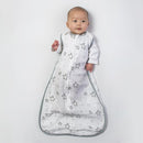 Amazing Baby Cotton Muslin Sleeping Sack, For Baby Boy or Girl, Wearable Blanket with 2-way Zipper, Stars, Sterling, Medium (6-12 Month) by TinyTreasures Baby Boutique