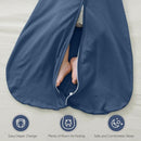 JELLYMONI Baby Sleep Sack 12-18 Months 100% Cotton Wearable Blanket, 0.5 TOG Soft Lightweight Toddler Sleeping Sack 3 Pack 2-Way Zipper Newborn Sleep Sacks by TinyTreasures Baby Boutique