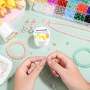 PAXCOO 4 Rolls Elastic String for Bracelets, Stretch Magic Elastic String Bead Cord Jewelry Thread for Bracelet, Necklaces, Clay Beads, Pony Beads (White) by TinyTreasures Baby Boutique